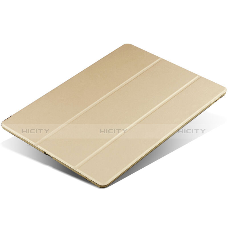 Custodia Portafoglio In Pelle con Supporto per Apple iPad Air 2 Oro