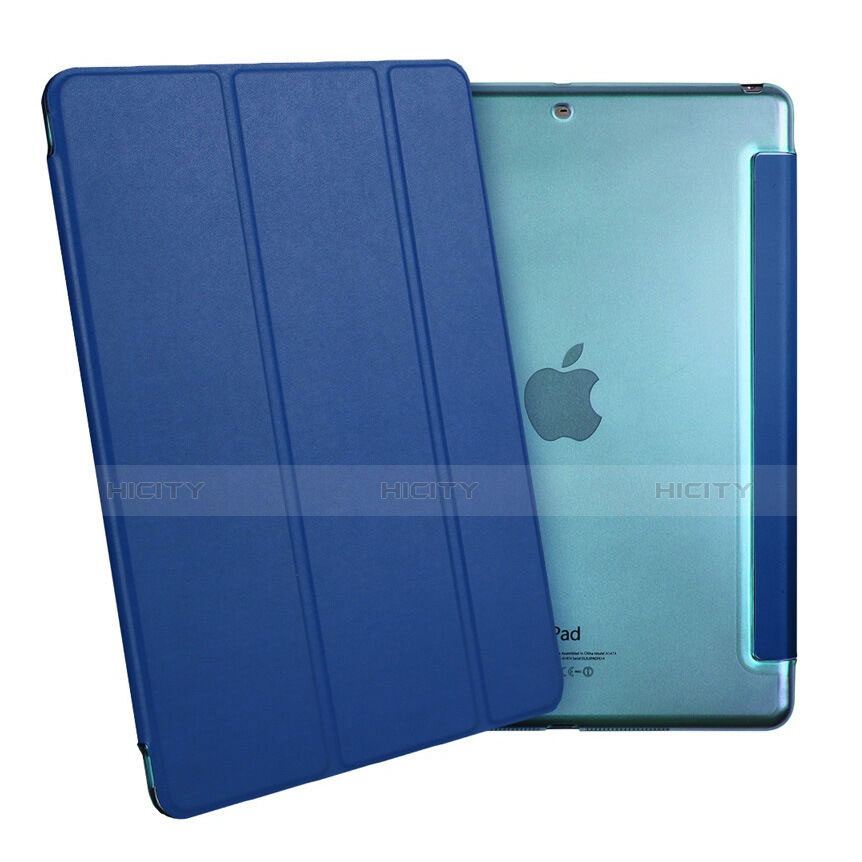 Custodia Portafoglio In Pelle con Supporto per Apple iPad Air Blu