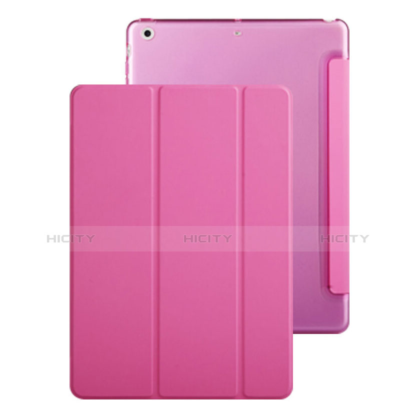 Custodia Portafoglio In Pelle con Supporto per Apple iPad Mini 3 Rosa Caldo