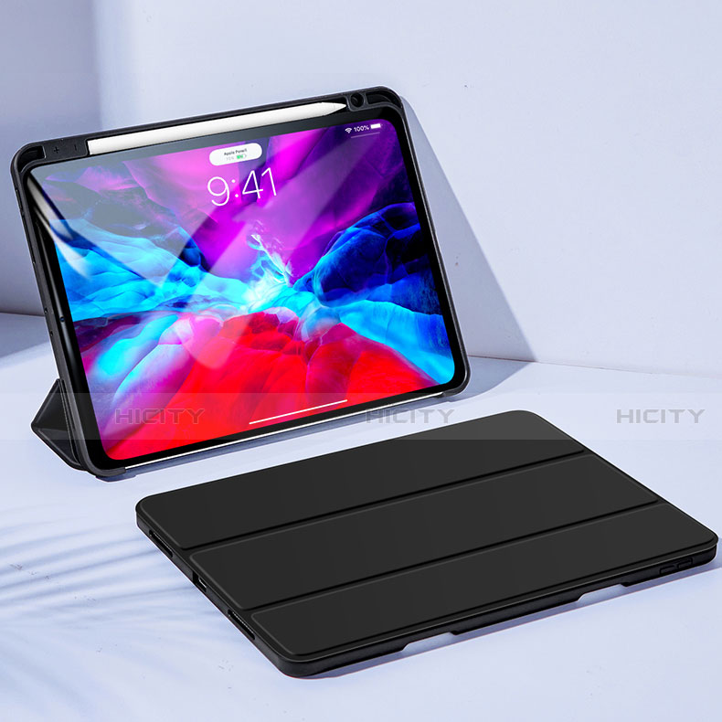 Custodia Portafoglio In Pelle con Supporto per Apple iPad Pro 12.9 (2021) Nero