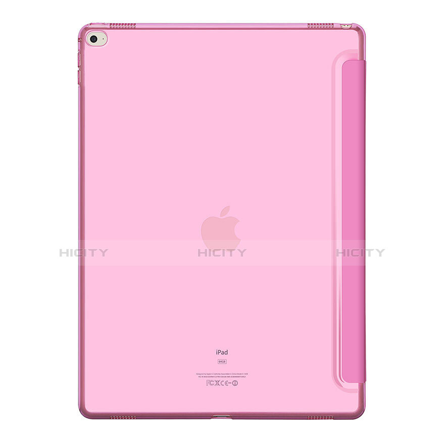 Custodia Portafoglio In Pelle con Supporto per Apple iPad Pro 12.9 Rosa