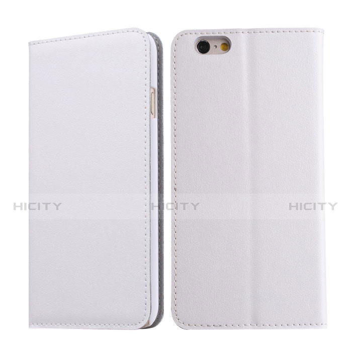 Custodia Portafoglio In Pelle con Supporto per Apple iPhone 6 Bianco