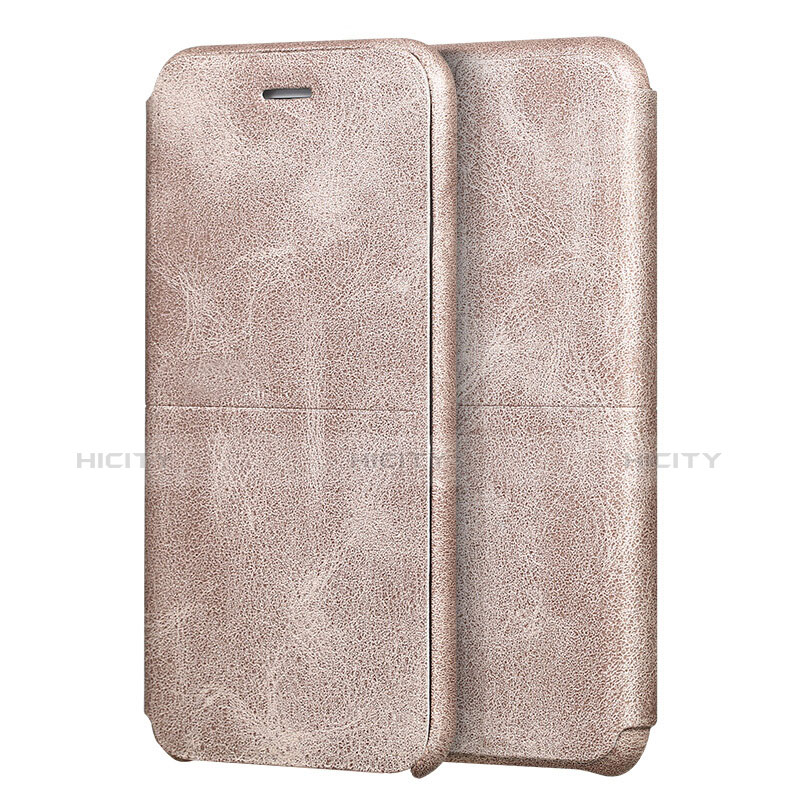 Custodia Portafoglio In Pelle con Supporto per Apple iPhone 8 Oro