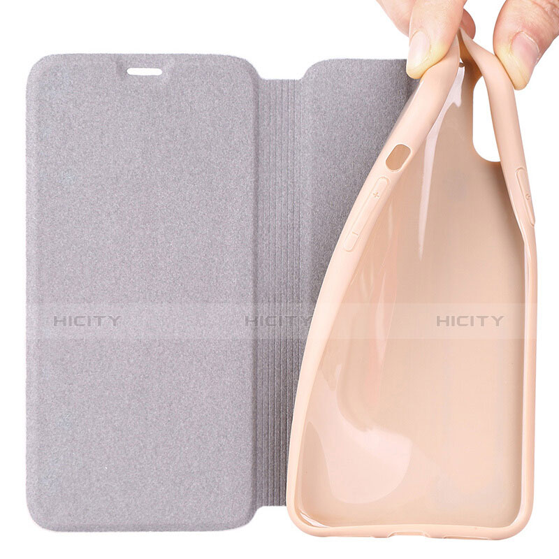 Custodia Portafoglio In Pelle con Supporto per Apple iPhone Xs Oro