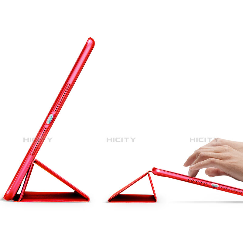 Custodia Portafoglio In Pelle con Supporto per Apple New iPad Pro 9.7 (2017) Rosso