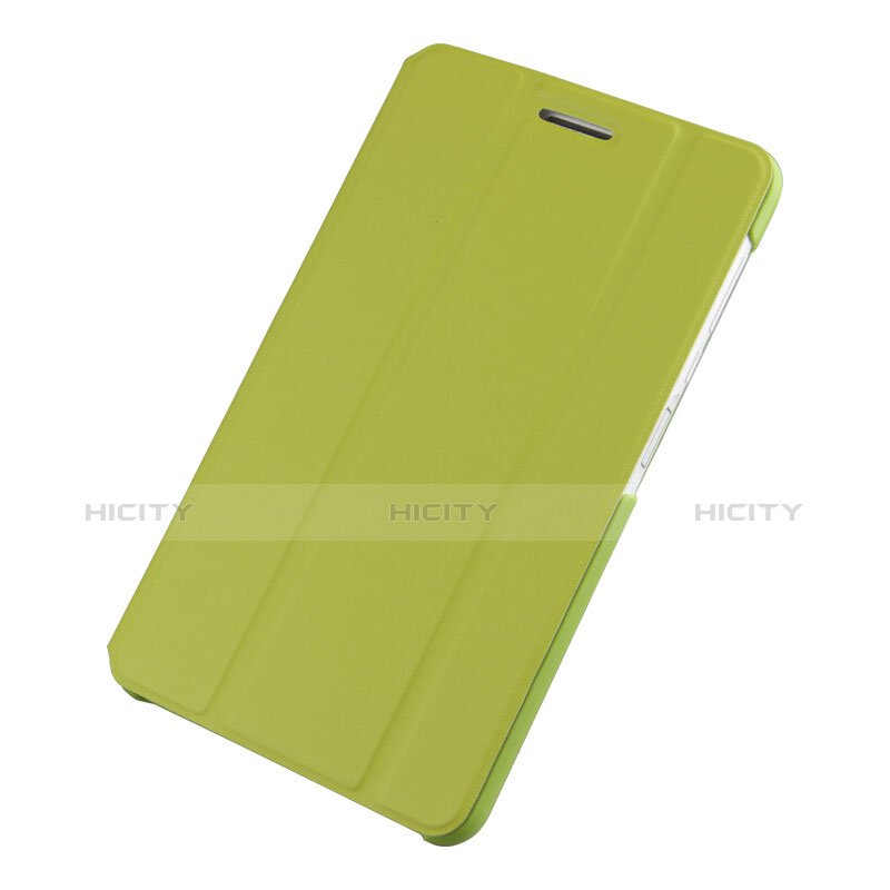 Custodia Portafoglio In Pelle con Supporto per Huawei MediaPad T2 Pro 7.0 PLE-703L Verde