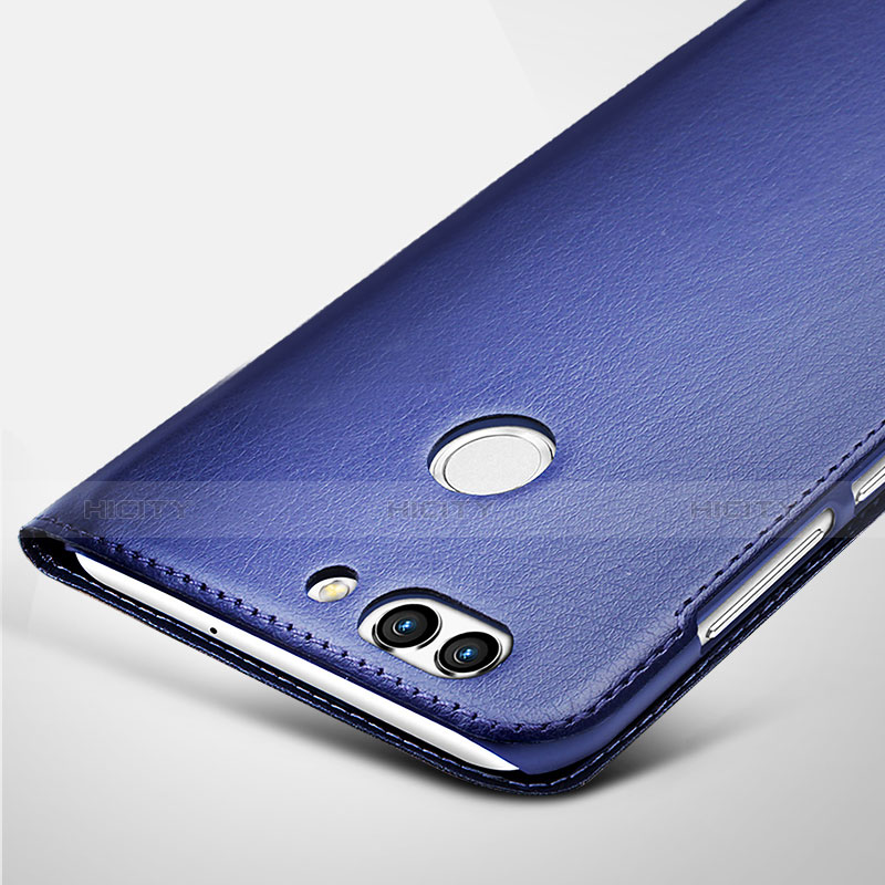 Custodia Portafoglio In Pelle con Supporto per Huawei Nova 2 Plus Blu