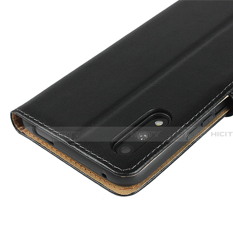 Custodia Portafoglio In Pelle con Supporto per Huawei Y9 Prime (2019) Nero