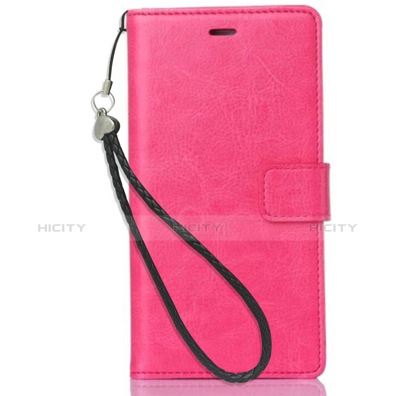 Custodia Portafoglio In Pelle con Supporto per Nokia 3.1 Plus Rosa Caldo