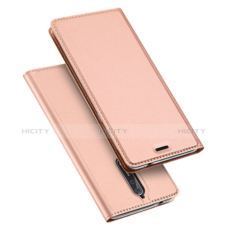 Custodia Portafoglio In Pelle con Supporto per Nokia 8 Rosa