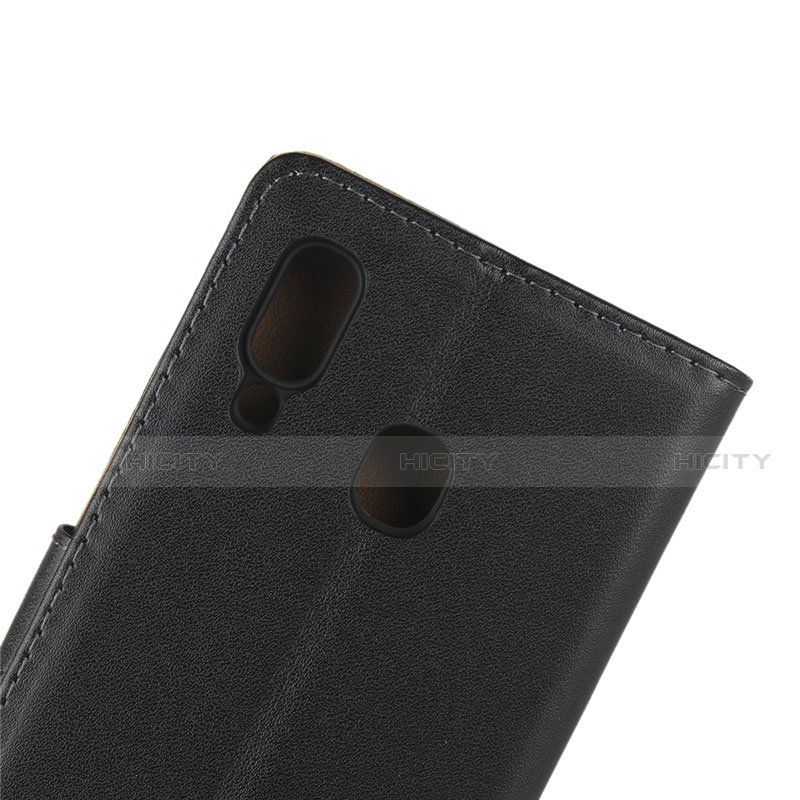 Custodia Portafoglio In Pelle con Supporto per Samsung Galaxy A20e Nero