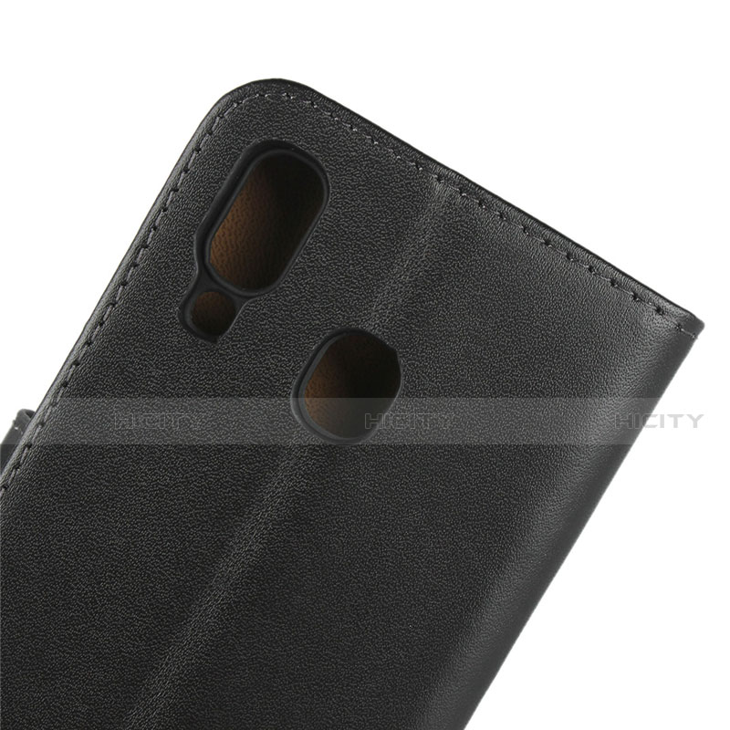 Custodia Portafoglio In Pelle con Supporto per Samsung Galaxy A40 Nero