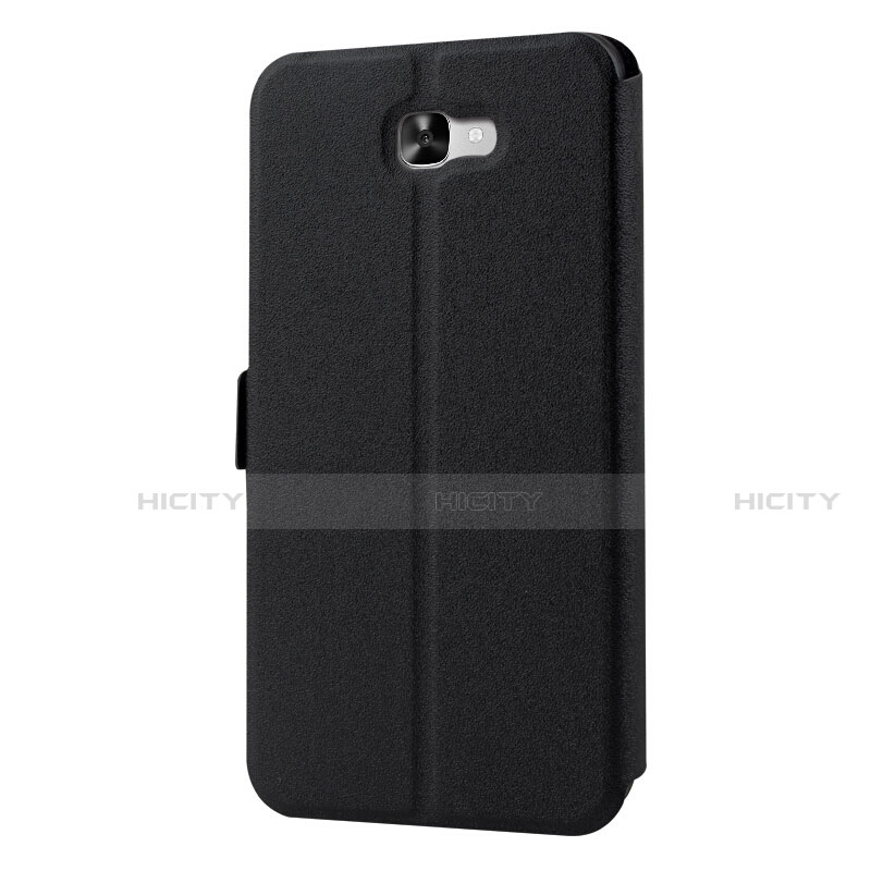 Custodia Portafoglio In Pelle con Supporto per Samsung Galaxy J7 Prime Nero