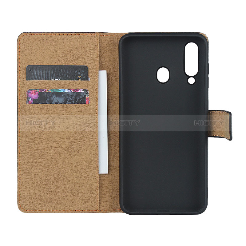 Custodia Portafoglio In Pelle con Supporto per Samsung Galaxy M40 Nero