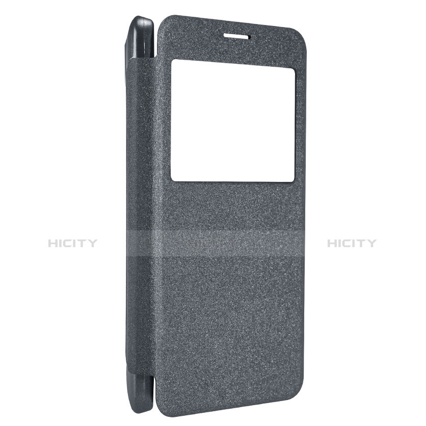 Custodia Portafoglio In Pelle con Supporto per Samsung Galaxy Mega 2 G7508Q Nero