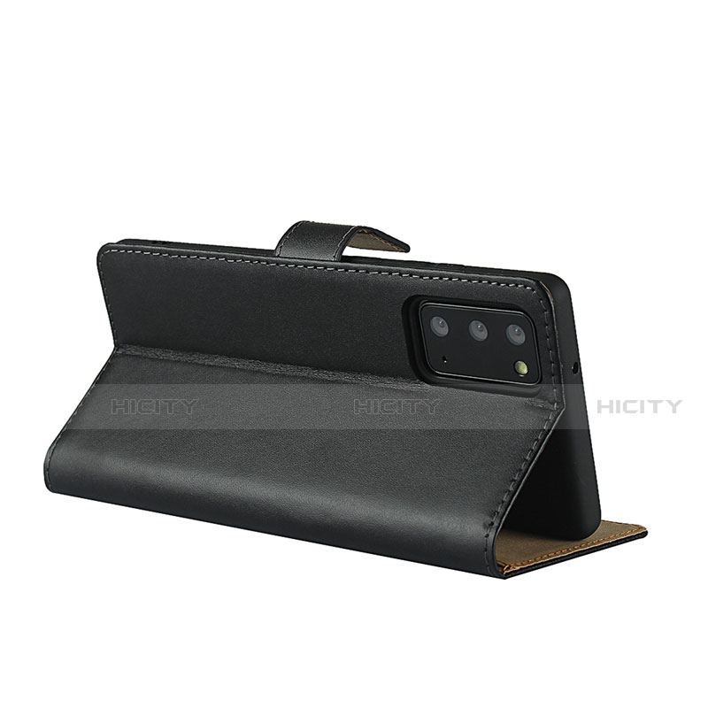 Custodia Portafoglio In Pelle con Supporto per Samsung Galaxy Note 20 5G Nero