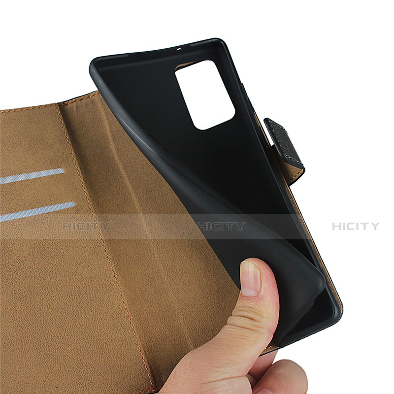 Custodia Portafoglio In Pelle con Supporto per Samsung Galaxy Note 20 5G Nero