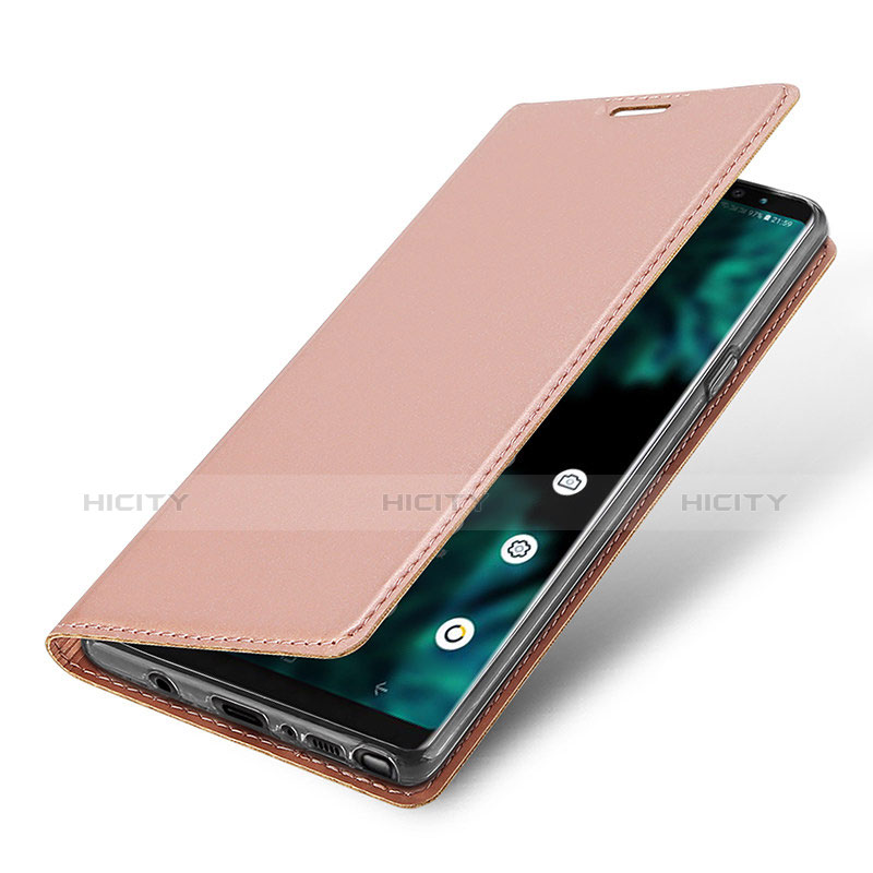 Custodia Portafoglio In Pelle con Supporto per Samsung Galaxy Note 9 Rosa