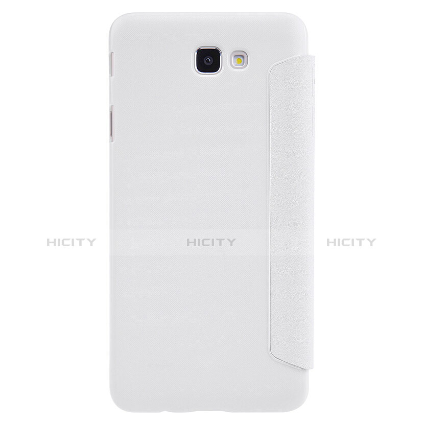 Custodia Portafoglio In Pelle con Supporto per Samsung Galaxy On5 (2016) G570 G570F Bianco