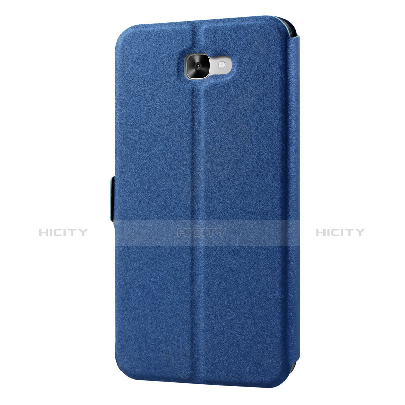 Custodia Portafoglio In Pelle con Supporto per Samsung Galaxy On7 (2016) G6100 Blu