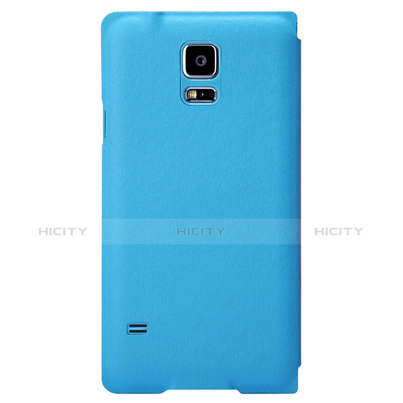 Custodia Portafoglio In Pelle con Supporto per Samsung Galaxy S5 G900F G903F Cielo Blu