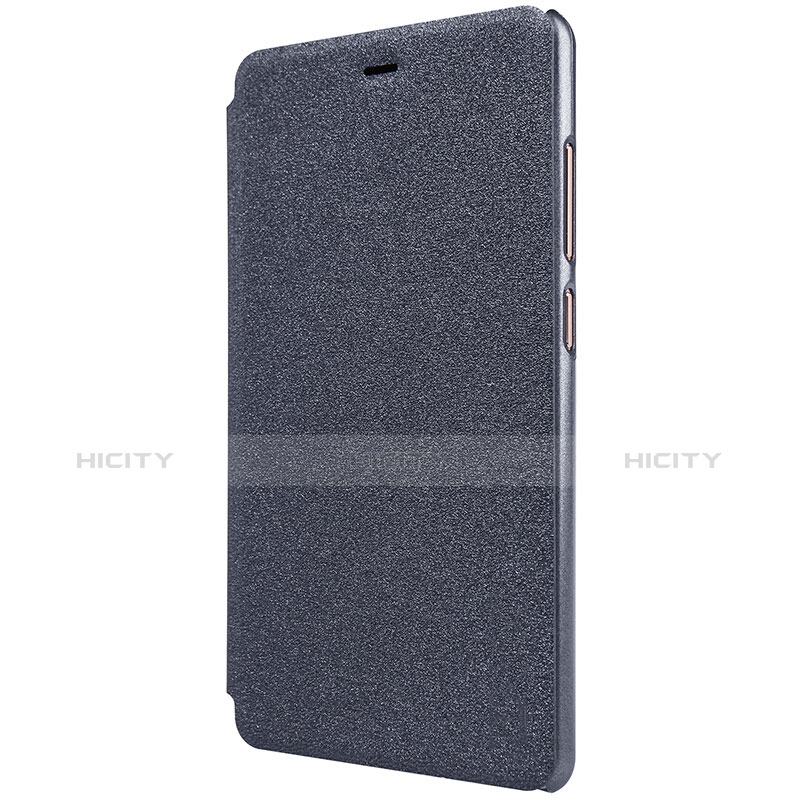 Custodia Portafoglio In Pelle con Supporto per Xiaomi Mi 4S Nero