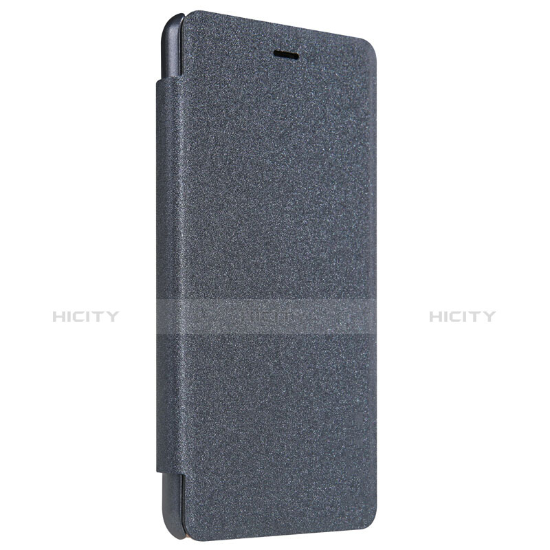 Custodia Portafoglio In Pelle con Supporto per Xiaomi Redmi 3 High Edition Nero