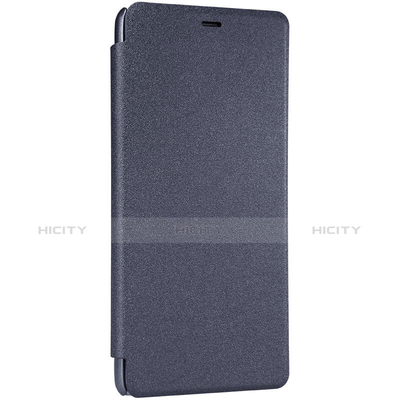 Custodia Portafoglio In Pelle con Supporto per Xiaomi Redmi Note 3 Nero