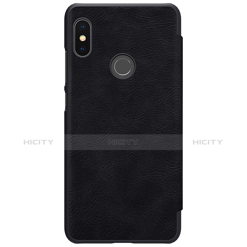 Custodia Portafoglio In Pelle con Supporto per Xiaomi Redmi Note 5 AI Dual Camera Nero