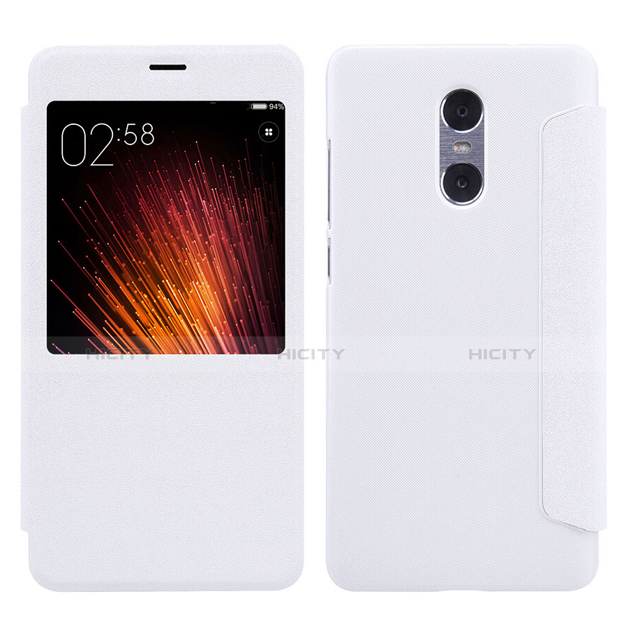 Custodia Portafoglio In Pelle con Supporto per Xiaomi Redmi Pro Bianco