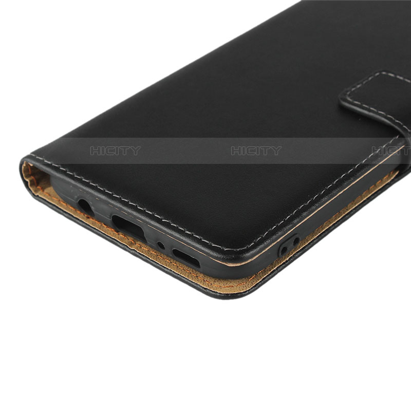 Custodia Portafoglio In Pelle con Supporto S01 per Samsung Galaxy A90 5G Nero