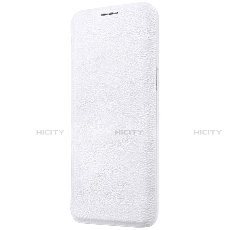 Custodia Portafoglio In Pelle con Supporto S01 per Samsung Galaxy S8 Bianco