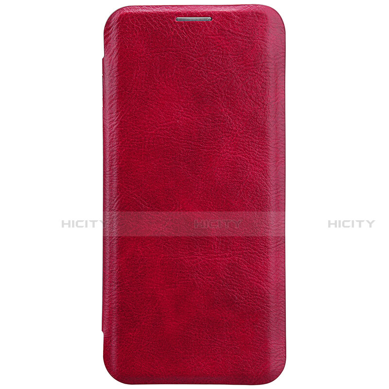 Custodia Portafoglio In Pelle con Supporto S01 per Samsung Galaxy S8 Rosso