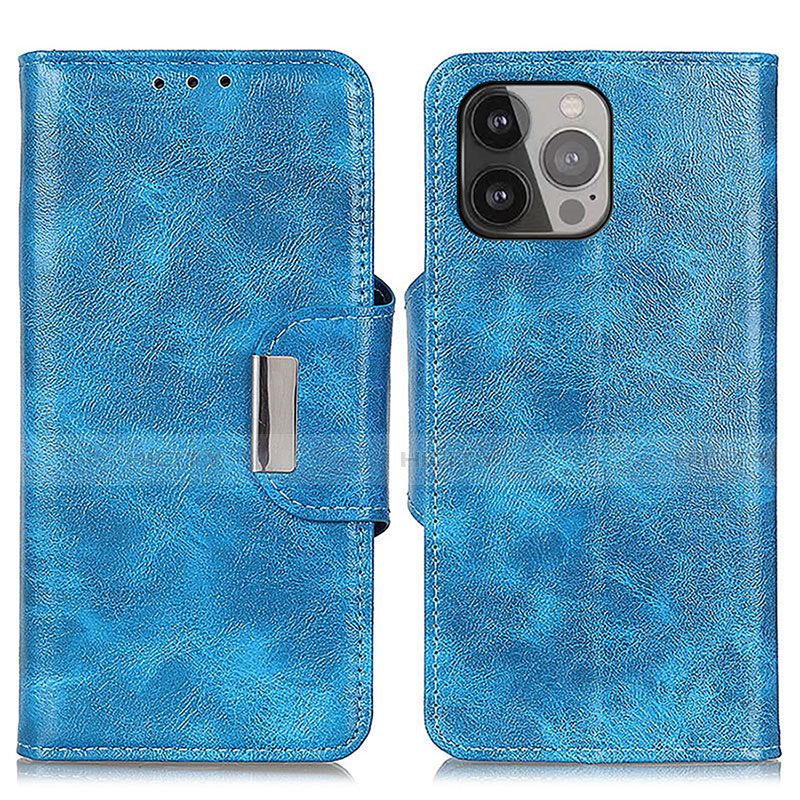 Custodia Portafoglio In Pelle Cover con Supporto A01 per Apple iPhone 14 Pro