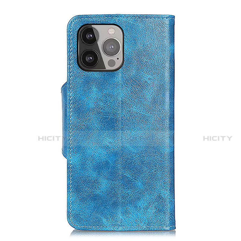 Custodia Portafoglio In Pelle Cover con Supporto A01 per Apple iPhone 15 Pro