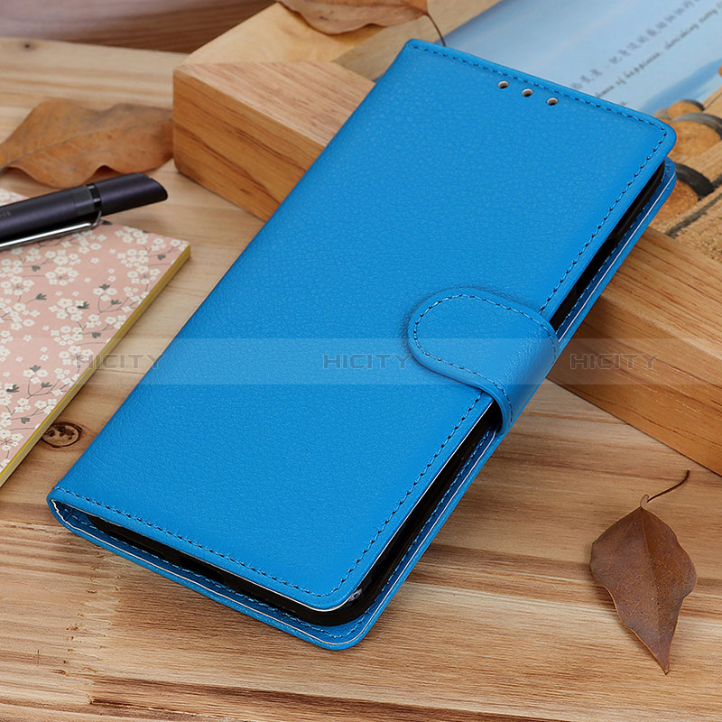 Custodia Portafoglio In Pelle Cover con Supporto A01D per Motorola Moto Edge 40 Neo 5G Cielo Blu