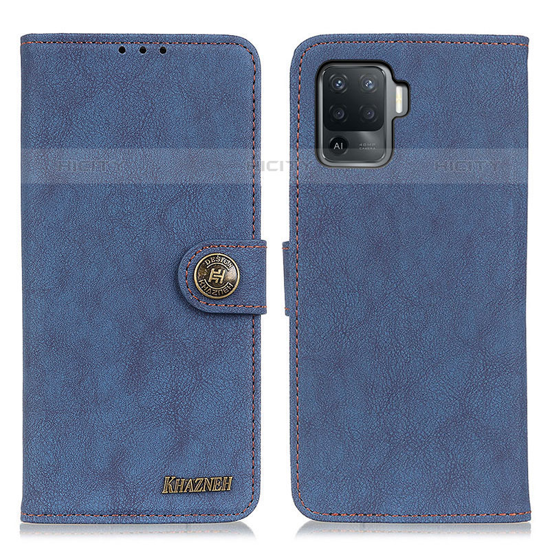 Custodia Portafoglio In Pelle Cover con Supporto A01D per Oppo Reno5 F