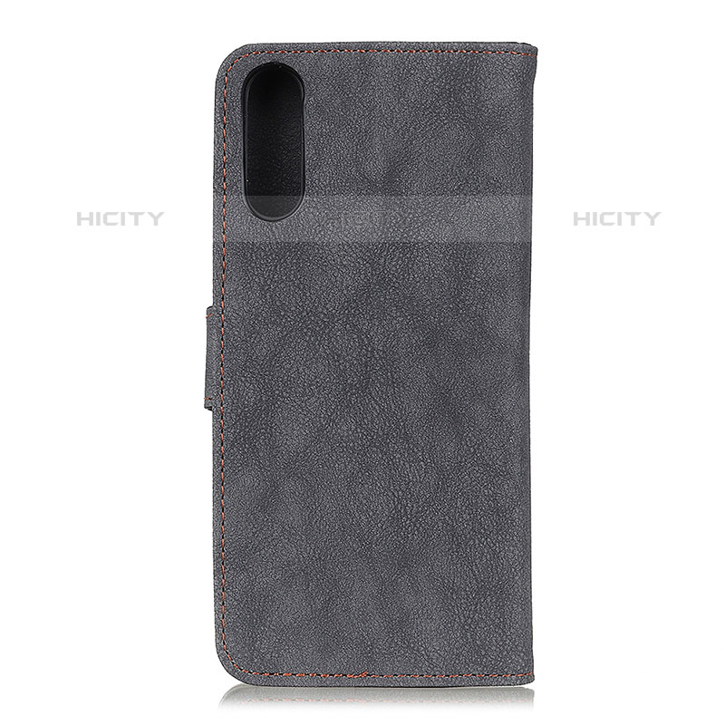 Custodia Portafoglio In Pelle Cover con Supporto A01D per Samsung Galaxy M02 Nero