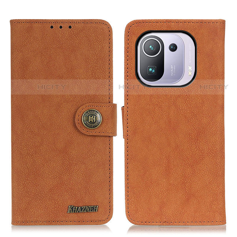 Custodia Portafoglio In Pelle Cover con Supporto A01D per Xiaomi Mi 11 Pro 5G