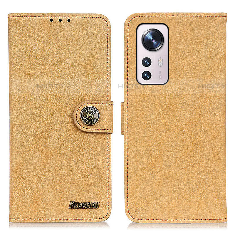 Custodia Portafoglio In Pelle Cover con Supporto A01D per Xiaomi Mi 12 Lite 5G Oro