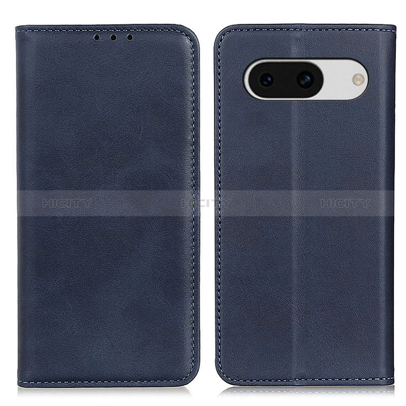 Custodia Portafoglio In Pelle Cover con Supporto A02D per Google Pixel 8a 5G Blu