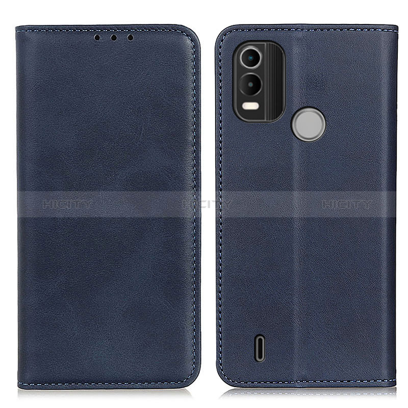 Custodia Portafoglio In Pelle Cover con Supporto A02D per Nokia G11 Plus Blu