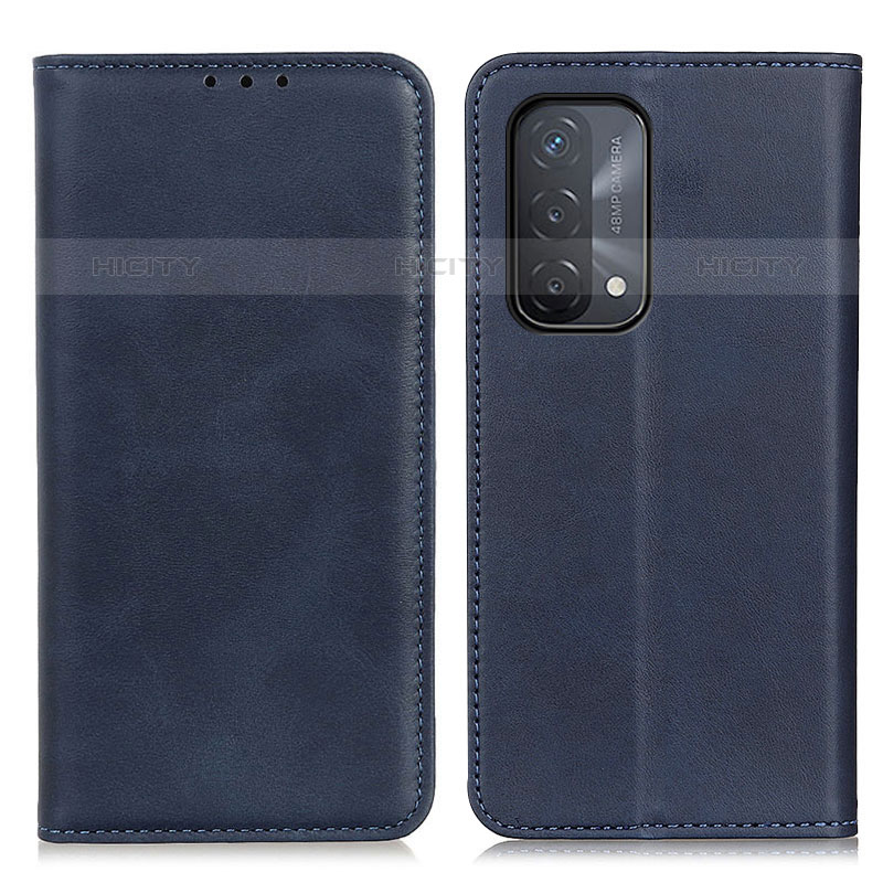 Custodia Portafoglio In Pelle Cover con Supporto A02D per OnePlus Nord N200 5G Blu