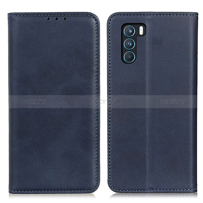 Custodia Portafoglio In Pelle Cover con Supporto A02D per Oppo K9 Pro 5G Blu