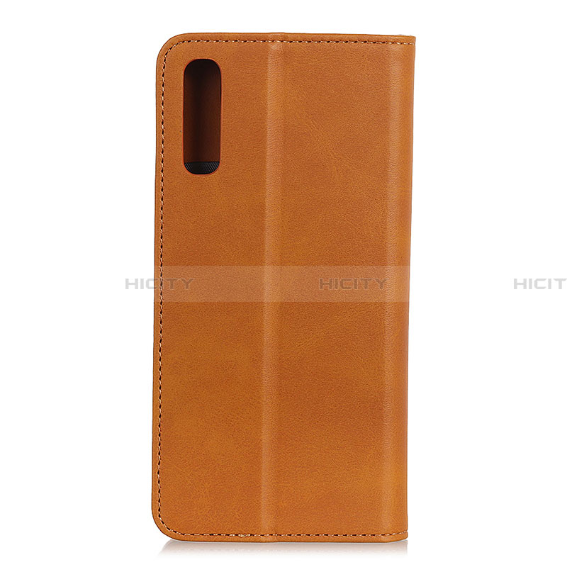 Custodia Portafoglio In Pelle Cover con Supporto A02D per Samsung Galaxy A02 Marrone Chiaro