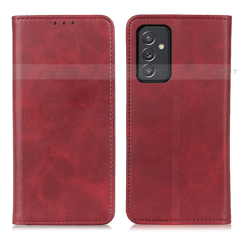 Custodia Portafoglio In Pelle Cover con Supporto A02D per Samsung Galaxy A05s Rosso