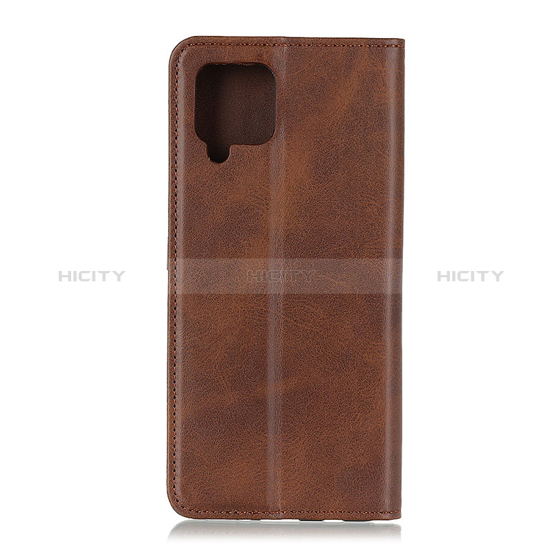 Custodia Portafoglio In Pelle Cover con Supporto A02D per Samsung Galaxy A42 5G Marrone