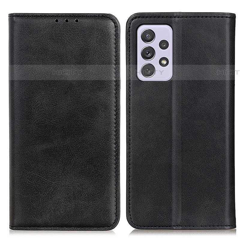 Custodia Portafoglio In Pelle Cover con Supporto A02D per Samsung Galaxy A73 5G Nero