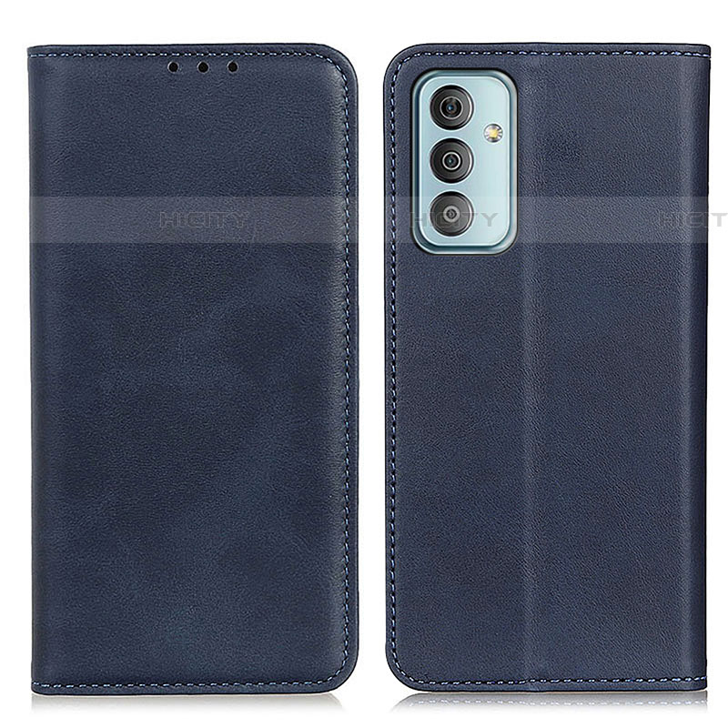 Custodia Portafoglio In Pelle Cover con Supporto A02D per Samsung Galaxy F23 5G Blu