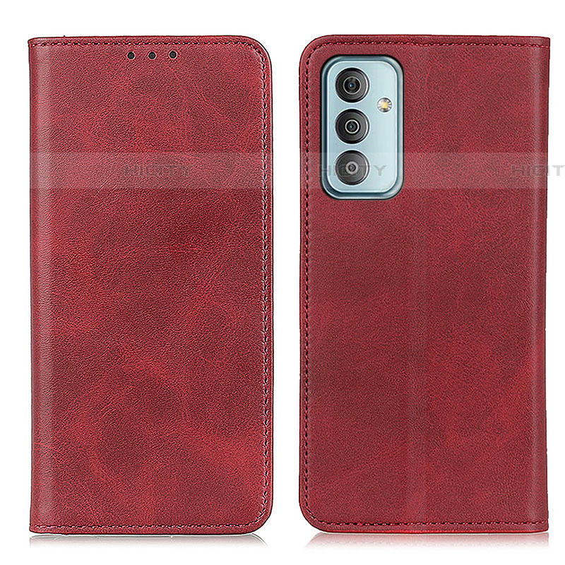 Custodia Portafoglio In Pelle Cover con Supporto A02D per Samsung Galaxy F23 5G Rosso